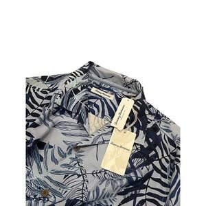 Men's NWT Tommy Bahama Floral AOP Silk Button Up Shirt XL